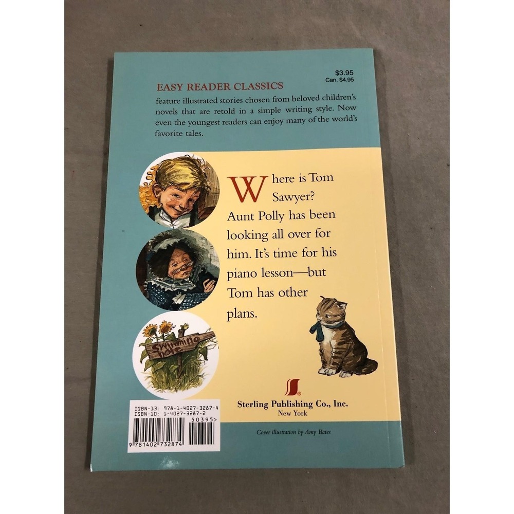 The Adventures of Tom Sawyer A Song for Aunt Polly Mark Twain Childrens Book - Picture 2 of 2